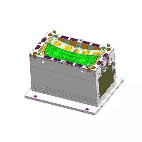 Automotive Rear Tailgate Trim Panel Injection Mould